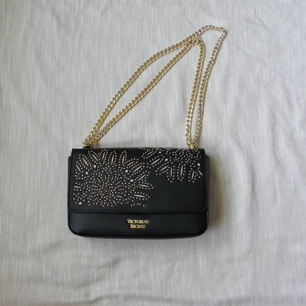 VS Black Studded Purse